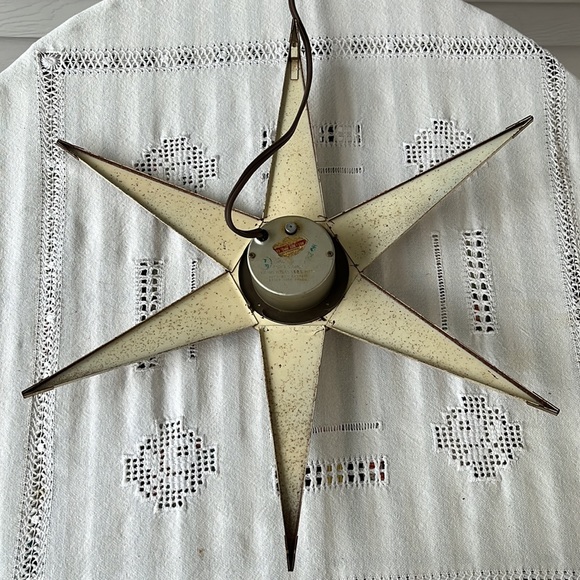 Vintage Mid-Century Atomic Star Clock by Bilt-Rite 20.5 Inches - Picture 10 of 16
